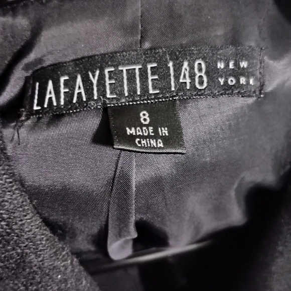 Lafayette 148 Elegant Black Virgin Wool Women's Jacket_8 - Picture 6 of 6